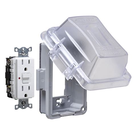 box to cover electrical box|exterior outlet boxes and covers.